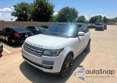 2016 Land Rover Range Rover Supercharged z USA, uszkodzony, nr VIN SALGS2EF4GA317214
